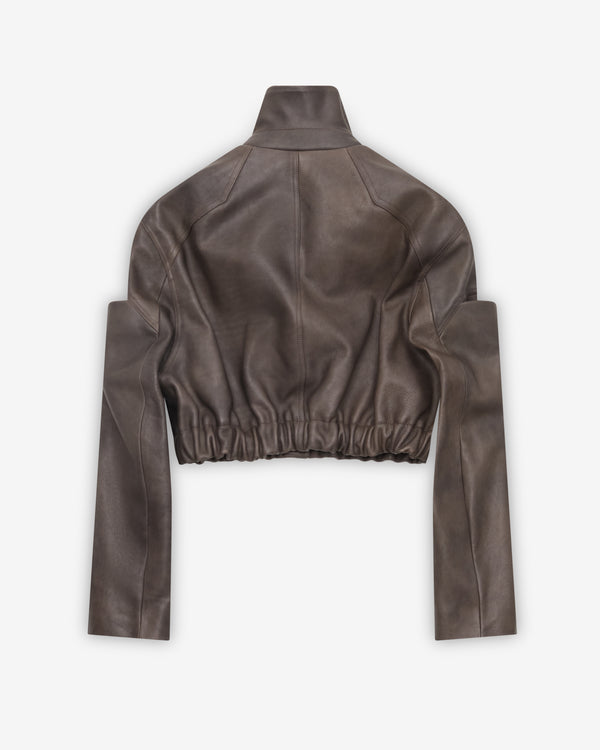 Rick Owens - Women's Collared Mac Bomber - (Washed Black)