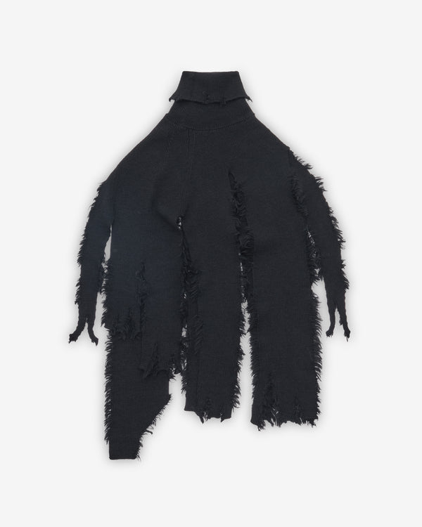 Junya Watanabe - Women's Distressed Sweater - (Black)