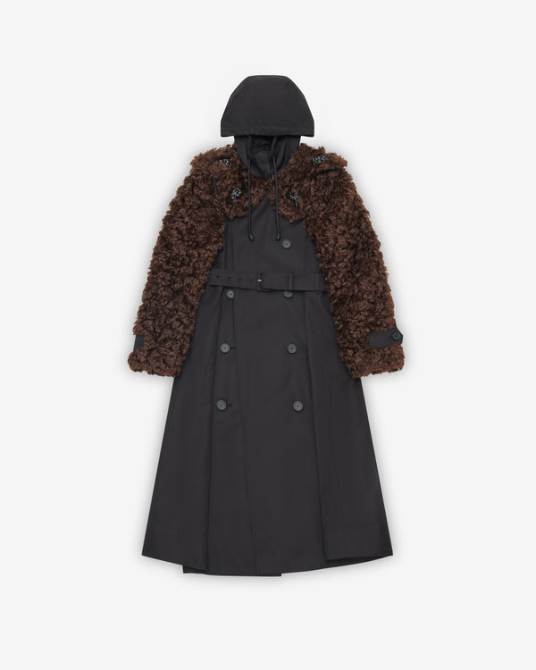 Simone Rocha - Women's Petal Collar Trench Coat - (Black)