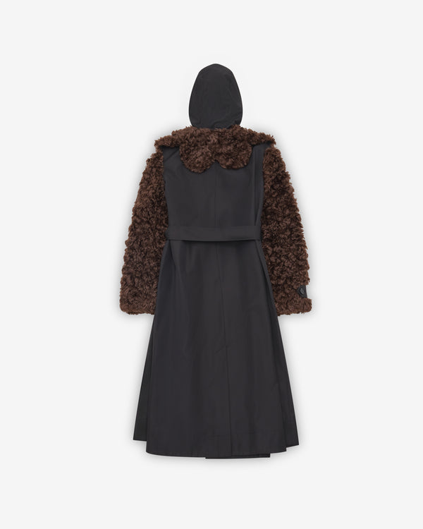Simone Rocha - Women's Petal Collar Trench Coat - (Black)