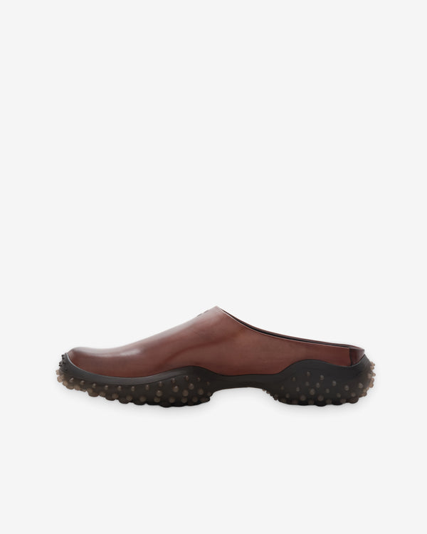 Miu Miu - Women's Leather Mules - (Coffee)