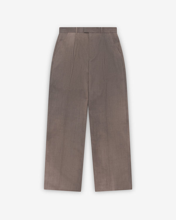 Our Legacy - Men's Slack Trouser - (Maltinto Umber Marl Wool)