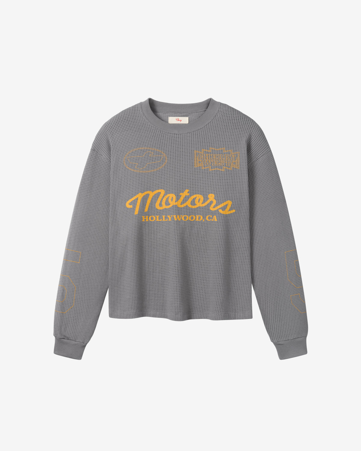 Cherry Los Angeles - Mesh Motors Long Sleeve - (Charcoal) view 1, Click to Zoom in