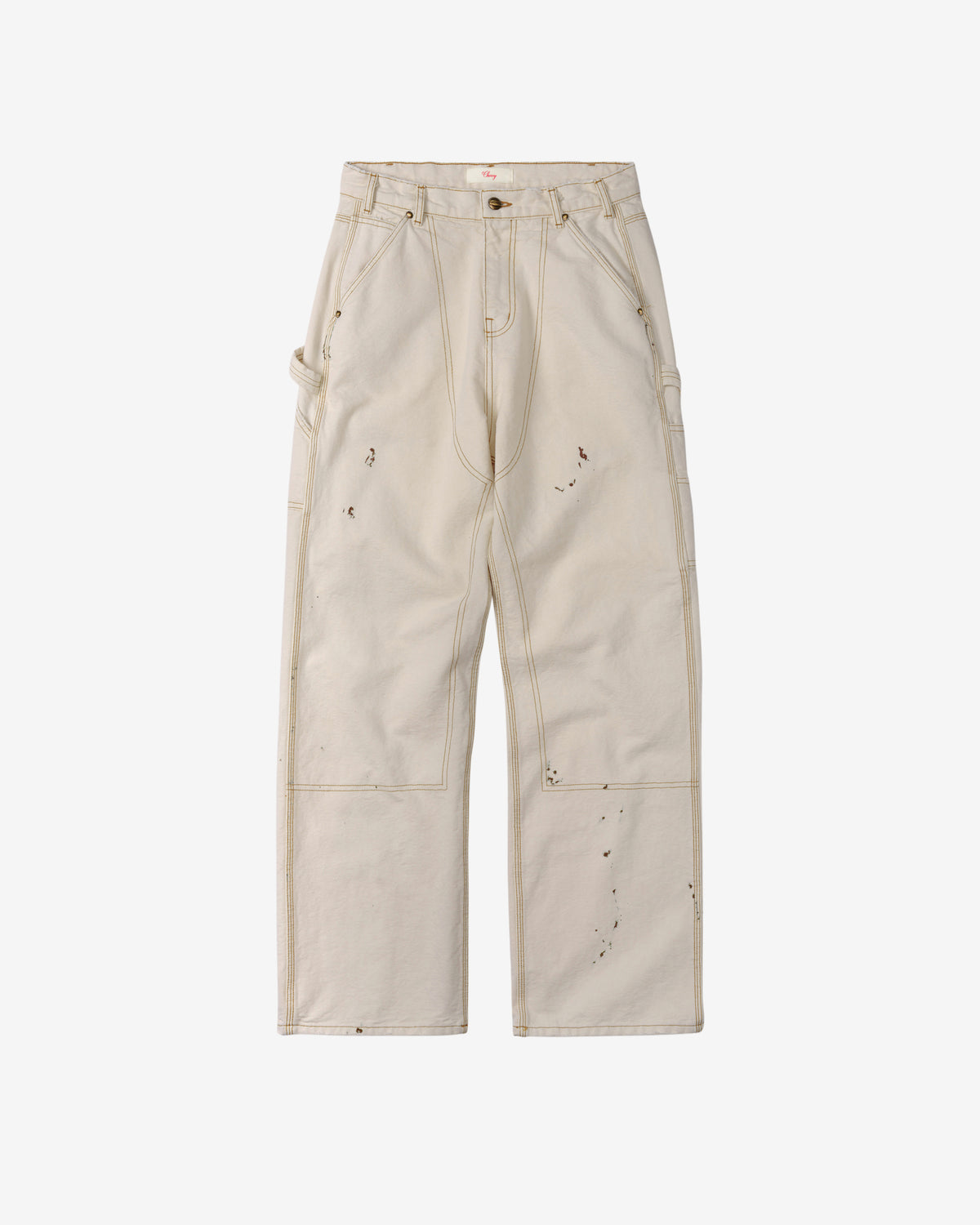 Cherry Los Angeles - Men's Denim Carpenter Pant - (Vintage White) view 1, Click to Zoom in