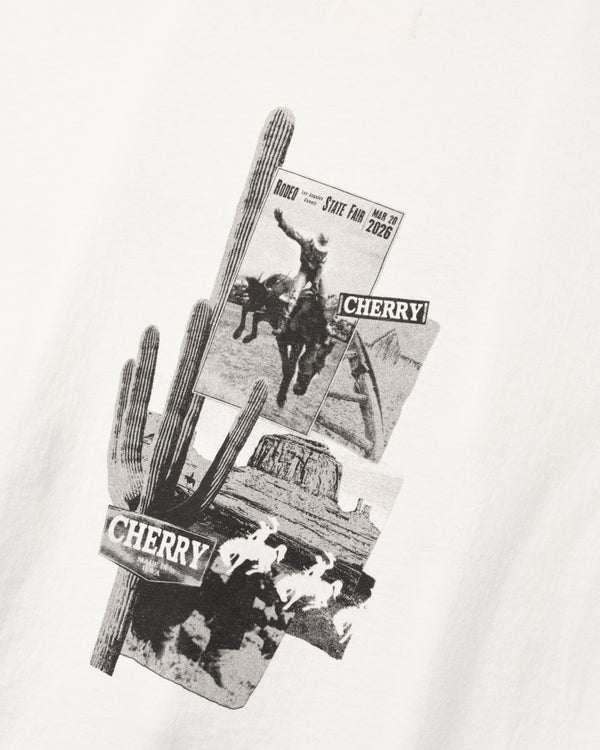 Cherry Los Angeles - Men's Desert Boxy T-Shirt - (Vintage White)