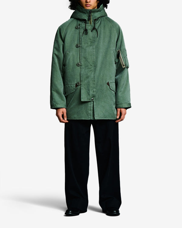 A.Presse - Men's Vintage Silk Custom N3B Flight Jacket - (Sage)