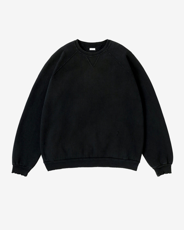A.Presse - Men's Vintage Double V Sweatshirt - (Black)