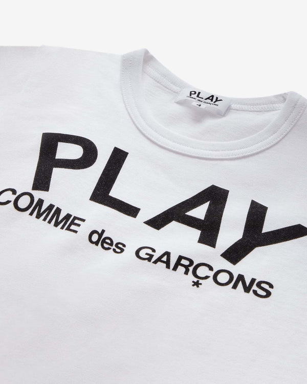 Play - Kid’s Logo T-Shirt - (White)