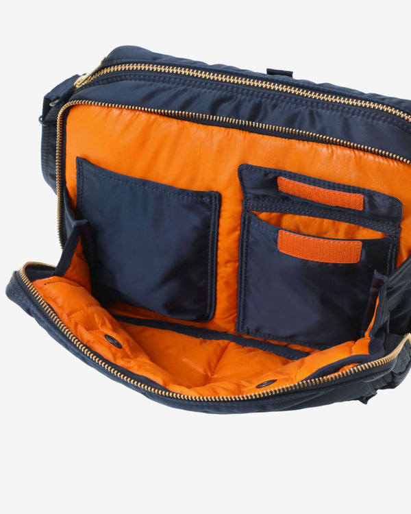 Porter Yoshida & Co. - Men's Tanker Sling Bag w Zip (L) - (Navy)
