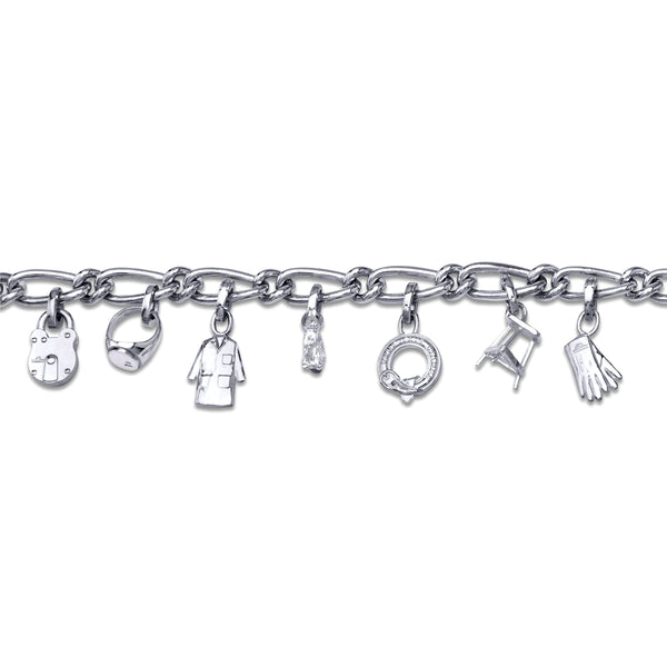 Bunney - Silver Icon Charm Necklace - (Silver)