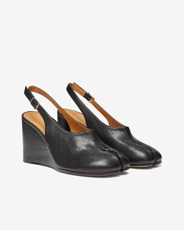 Maison Margiela - Women's Tabi Wedge Slingback - (Black)