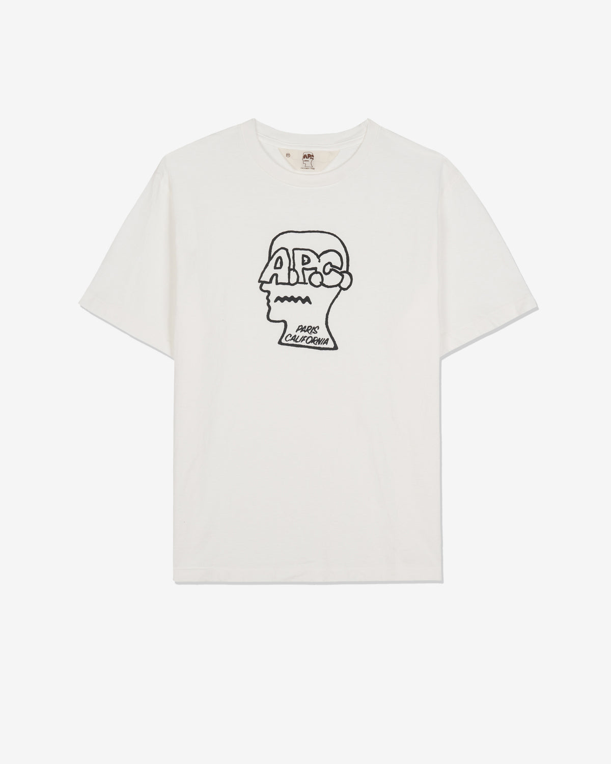 Brain Dead - A.P.C. Men's T-Shirt - (White) view 1, Click to Zoom in