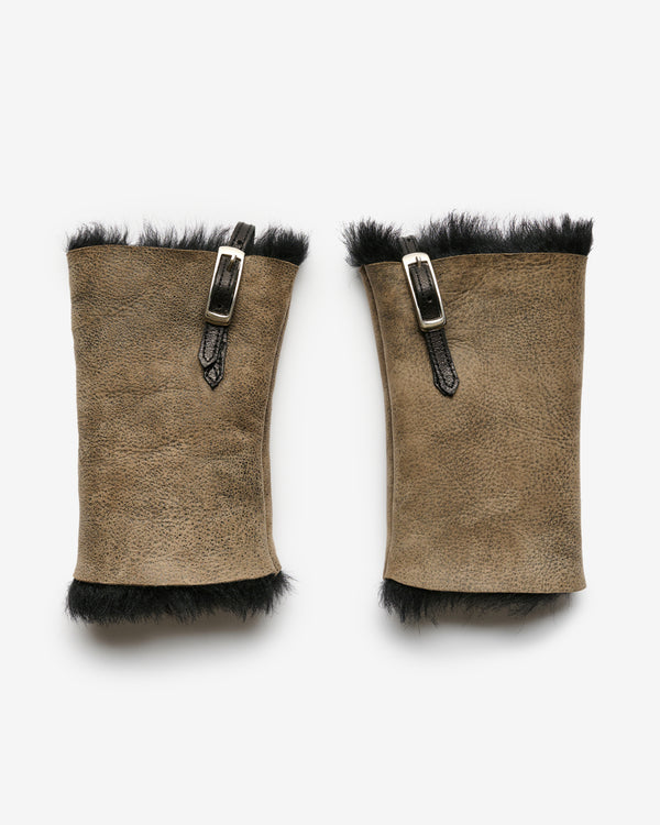 Our Legacy - Men's Liner Cuff - (Smoky Black Dry Shearling)