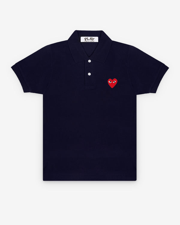 Play - Red Heart Polo Shirt - (Navy)