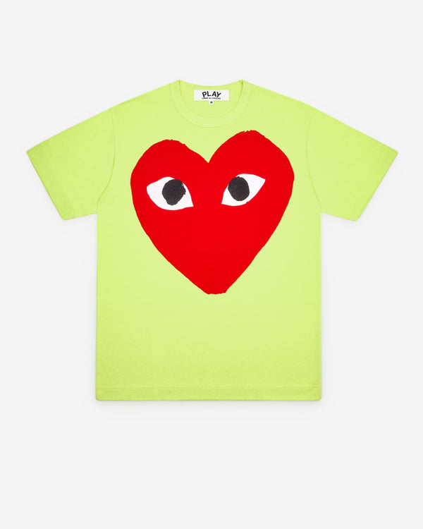 Play - Bright Heart Logo T-Shirt - (Green)