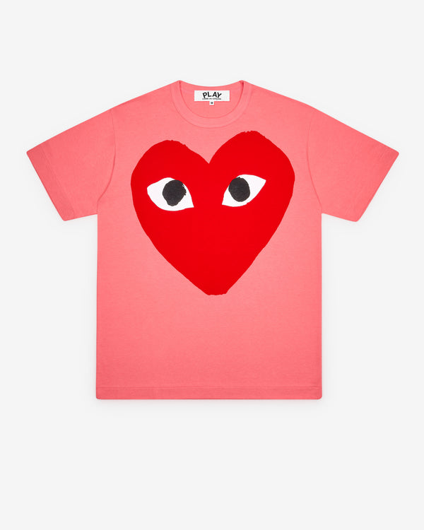 Play - Bright Heart Logo T-Shirt - (Pink)