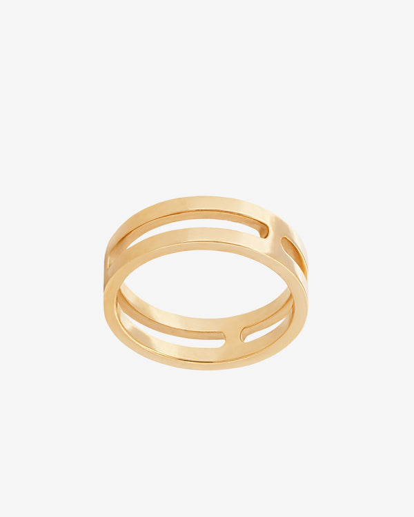 Bernard James - Frame Midi Ring - (Yellow Gold)
