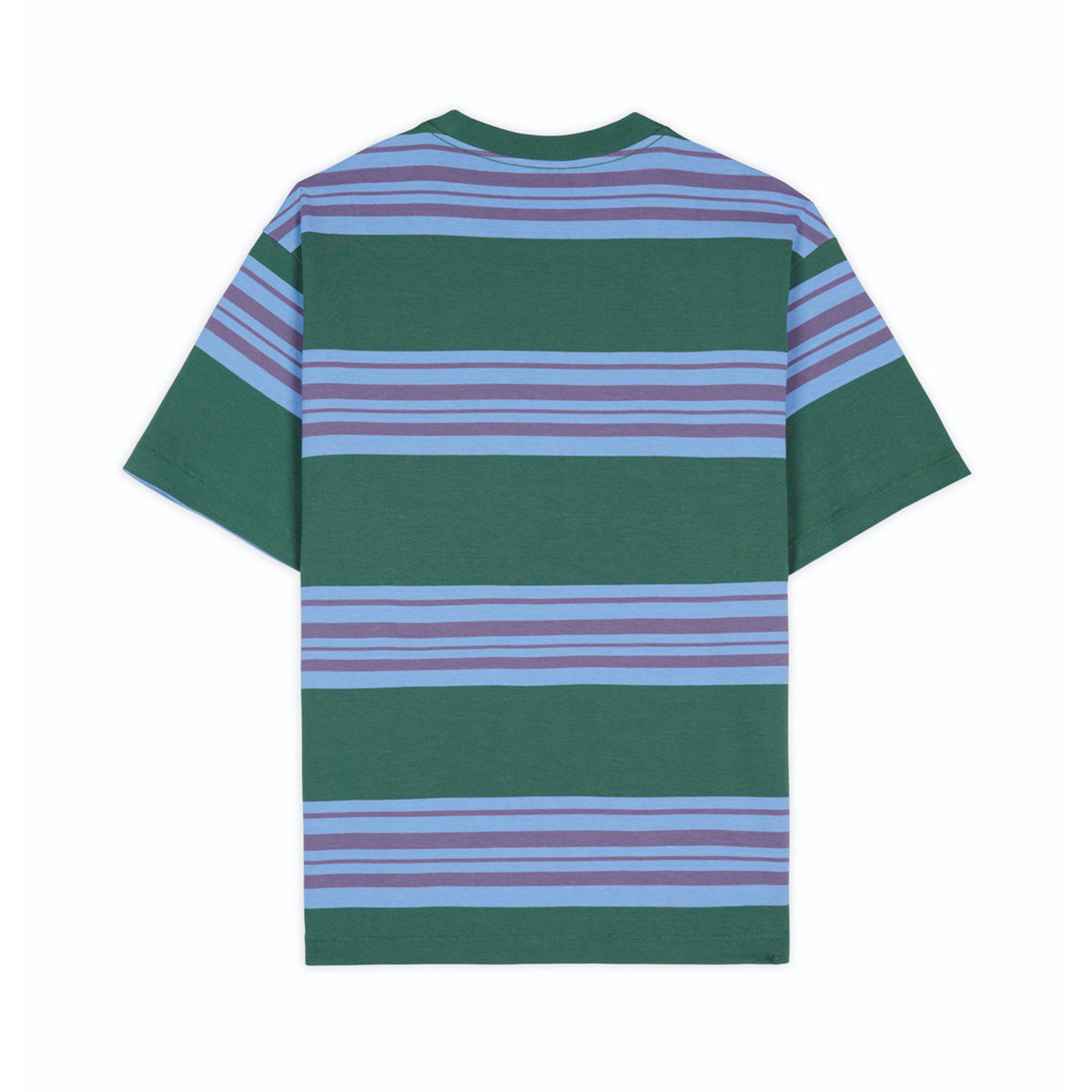 Brain Dead - Men's Baker Striped Pocket T-Shirt - (Green) view 2, Click to Zoom in