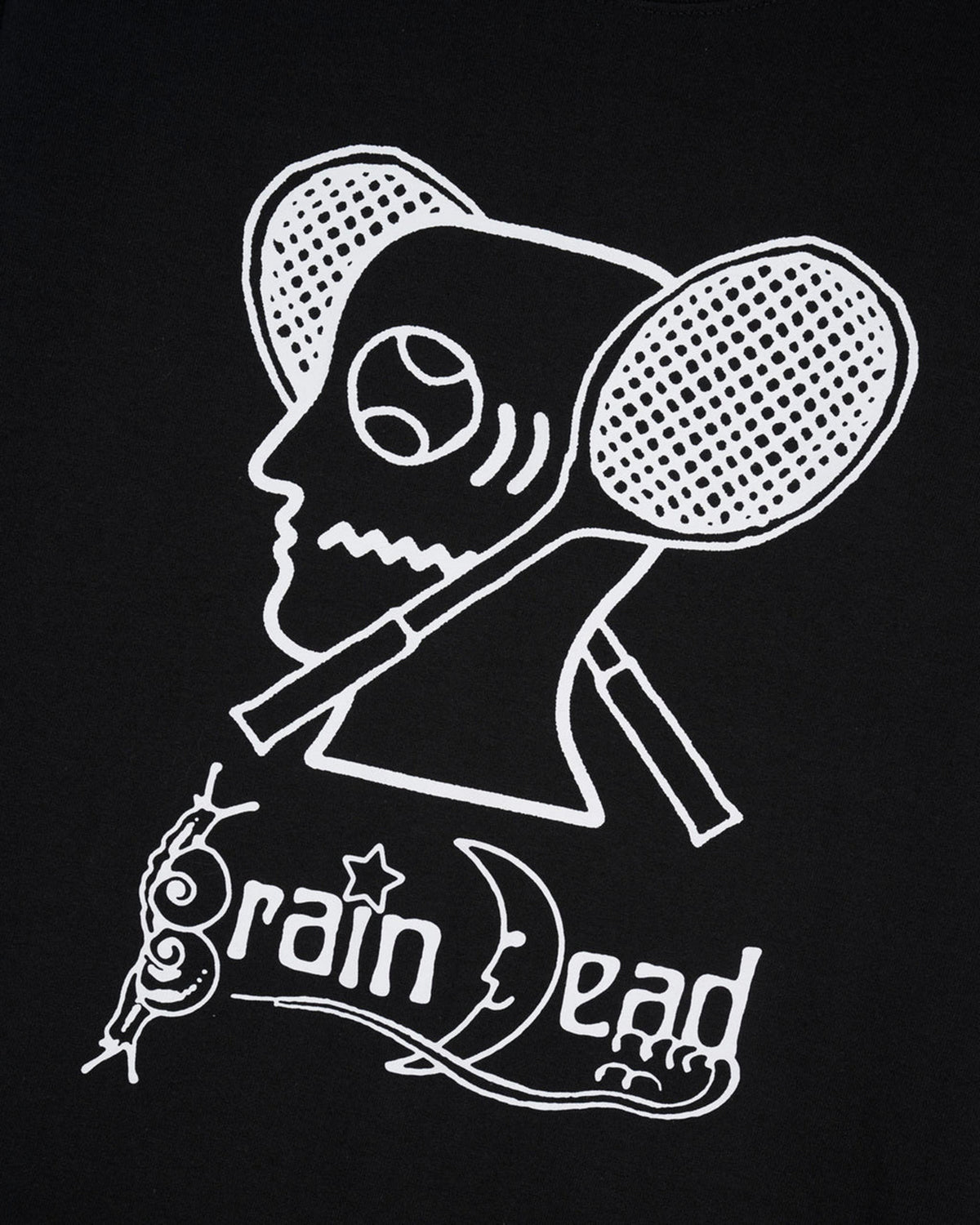 Brain Dead - Men's Tennis T-Shirt - (Black) view 2, Click to Zoom in
