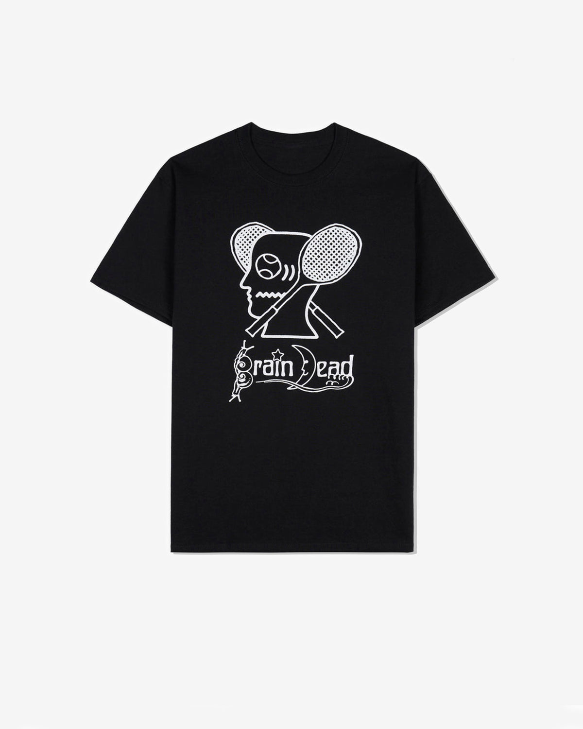 Brain Dead - Men's Tennis T-Shirt - (Black) view 1, Click to Zoom in