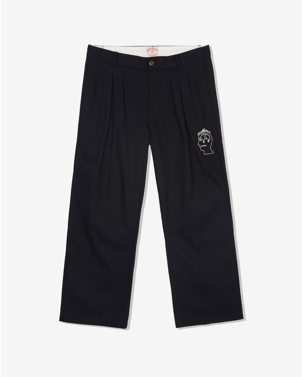 Brain Dead - Brooks Brothers Men's California Pleated Chino Trousers - (Black)