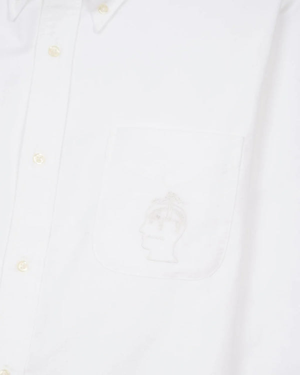 Brain Dead - Brooks Brothers Men's California Selvedge Oxford Button Up - (White)