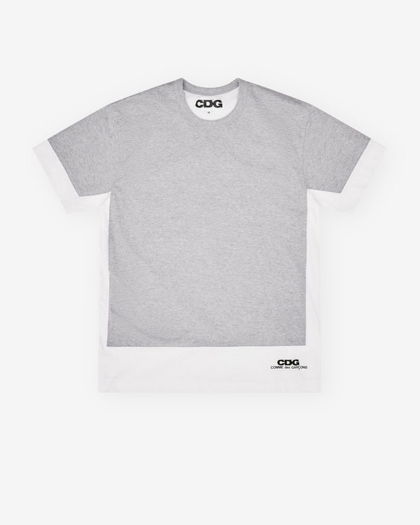 CDG - Men's Layered T-Shirt - (Grey)