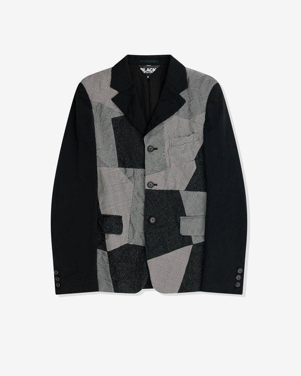 Black Comme des Garçons - Multi Fabric Jacket - (Black)