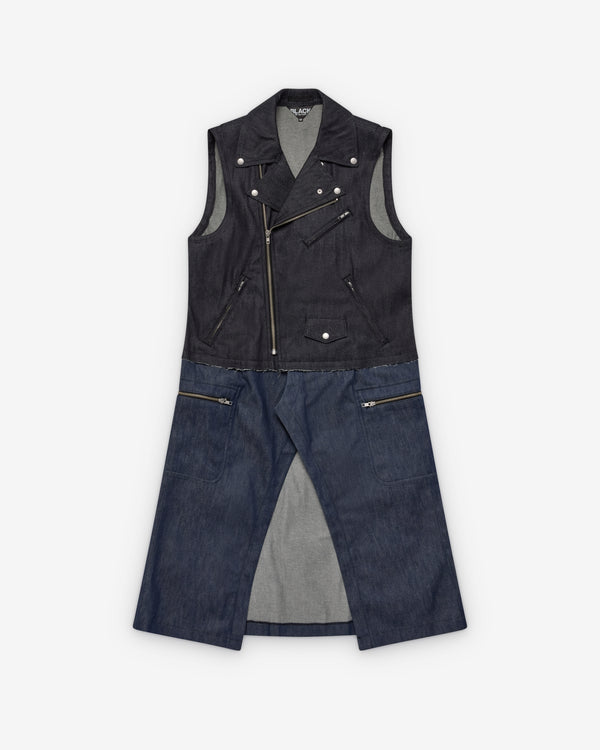 Black Comme des Garçons - Denim Vest Dress - (Indigo/Blue)