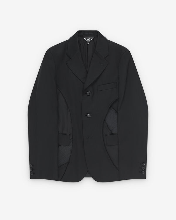 Black Comme des Garçons - Deconstructed Tailored Jacket - (Black)