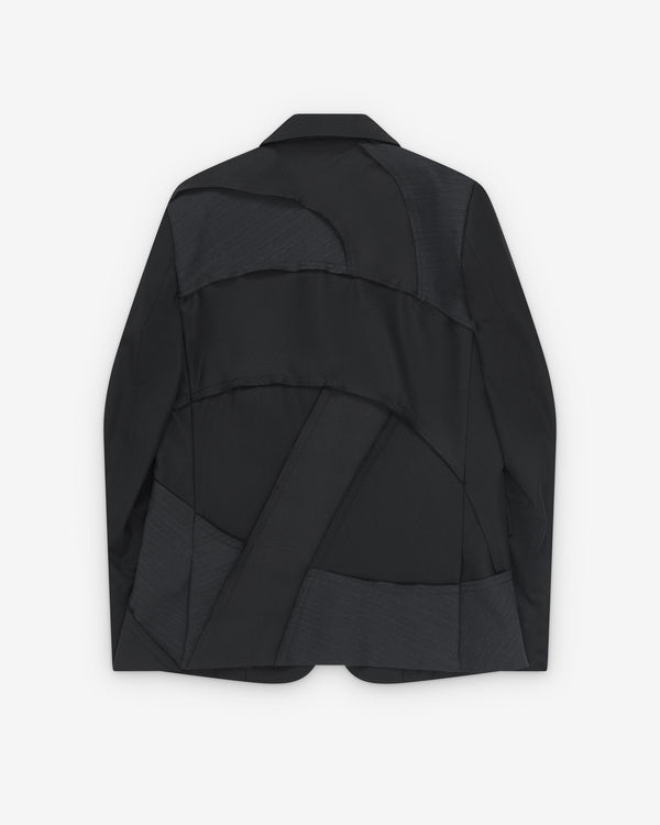 Black Comme des Garçons - Deconstructed Tailored Jacket - (Black)