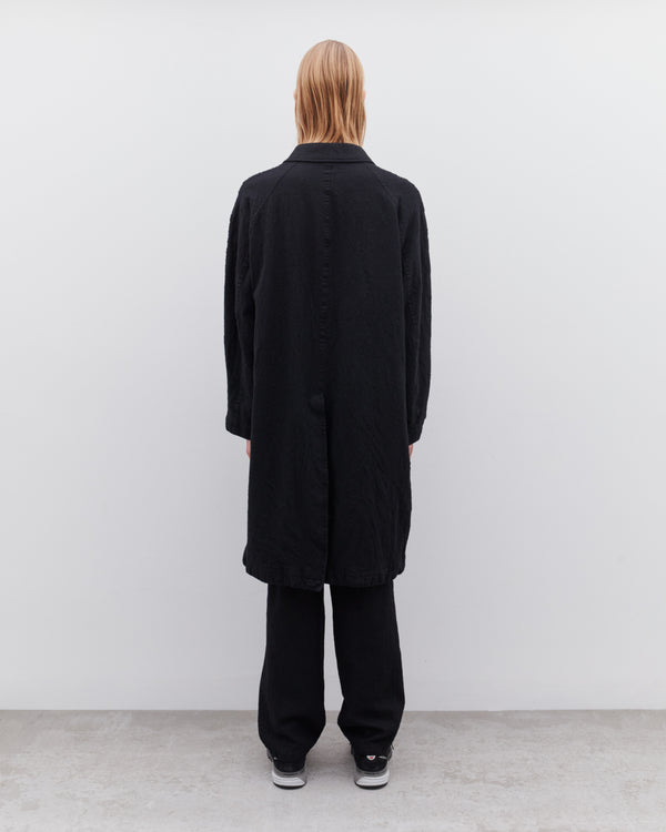 CDG Homme - Men's Wool Mac Coat - (Black)