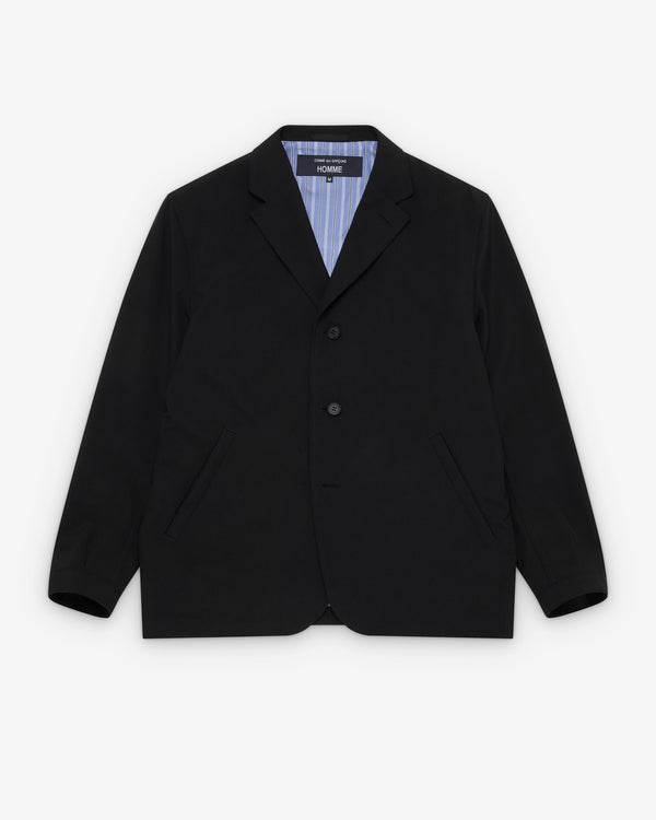 CDG Homme - Men's Wool Gabardine Sports Jacket - (Black)