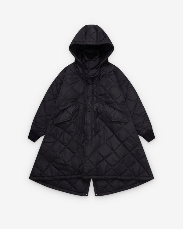 DSM Kei Ninomiya - Men's Quilted Long Coat - (Black)