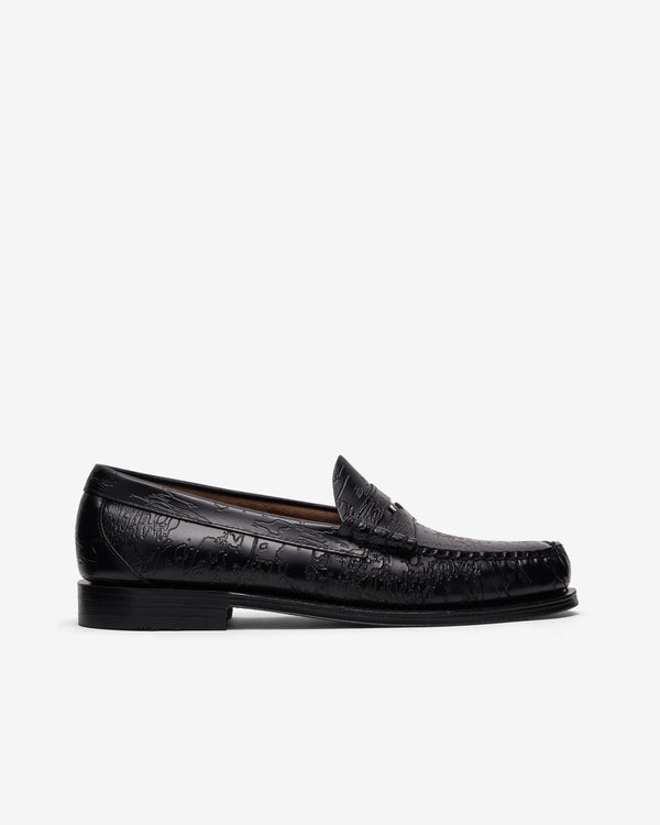 DSM Kei Ninomiya - Men's G.H. Bass Camo Larson Penny Loafer - (Black)