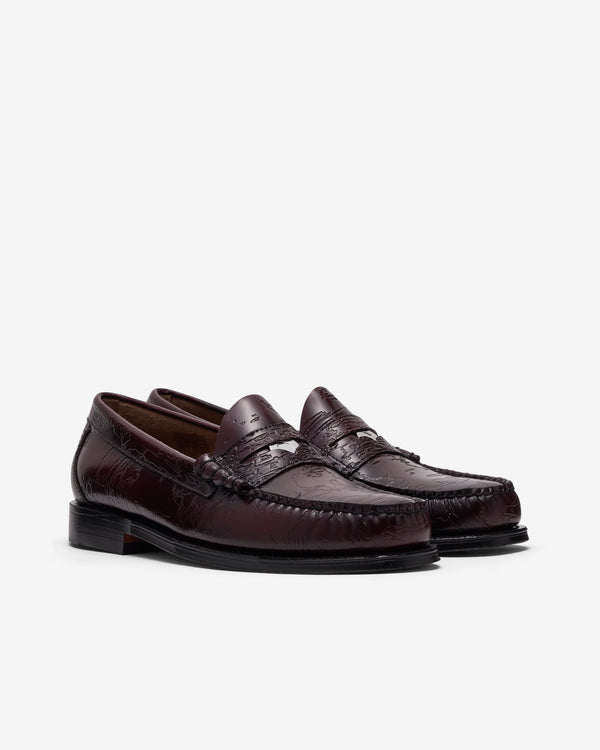 Dsm Kei Ninomiya - Men's G.H. Bass Camo Larson Penny Loafer - (Burgundy)