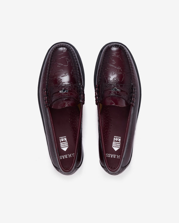 Dsm Kei Ninomiya - Men's G.H. Bass Camo Larson Penny Loafer - (Burgundy)