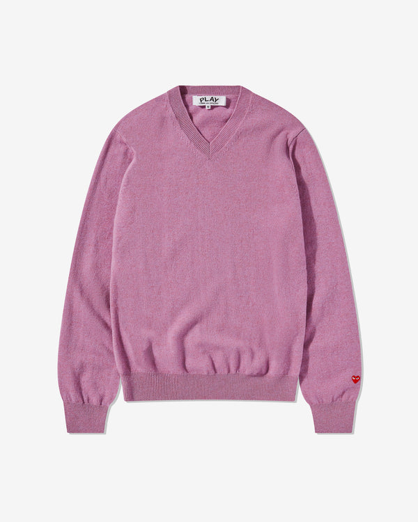 Play - Pastel V-Neck Sweater - (Purple)