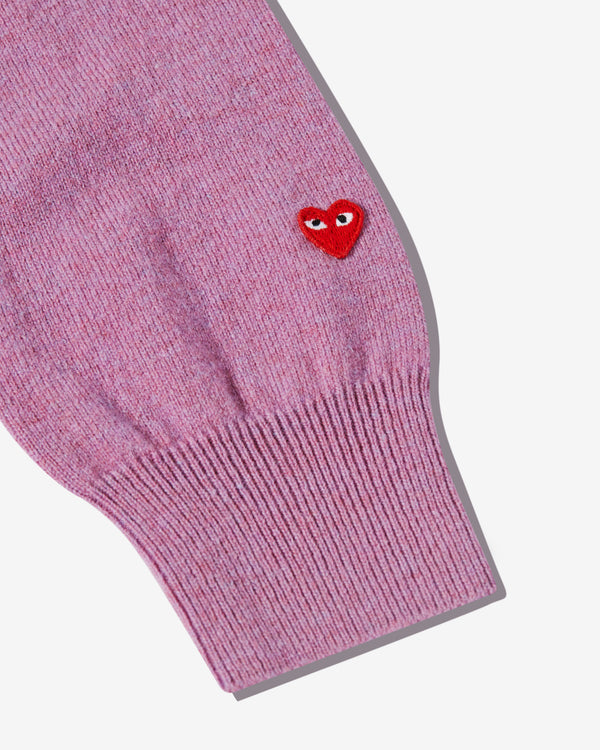 Play - Pastel V-Neck Sweater - (Purple)