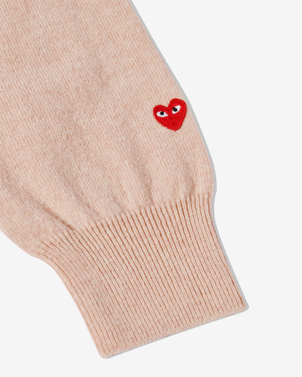 Play - Pastel V-Neck Sweater - (Light Pink)