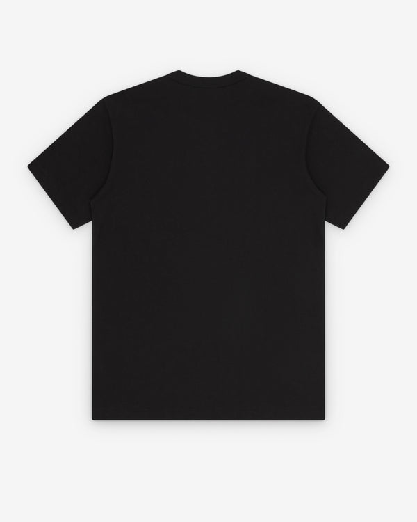 CDG Shirt - Men's Paint Splatter T-Shirt - (Black/Pink)