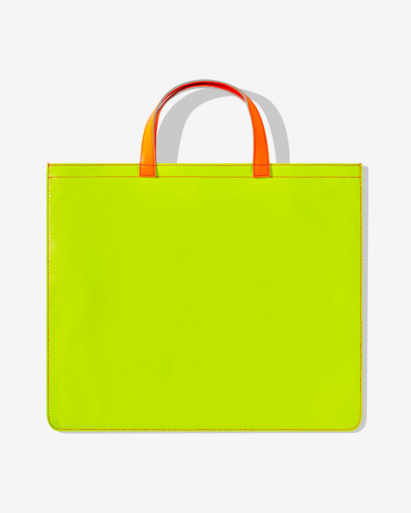 CDG Wallet - Super Fluo Tote Bag - (Pink/Yellow SA9000SF)