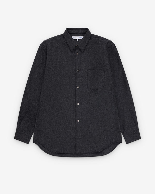 CDG Shirt - Men's Wool Flannel Shirt - (Grey)