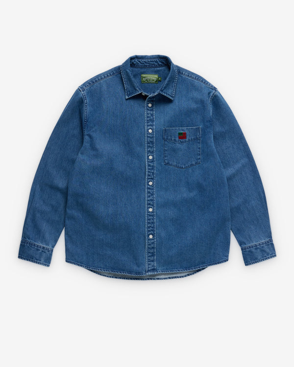 Denim Tears - Men's Long Sleeve Shirt - (Denim)