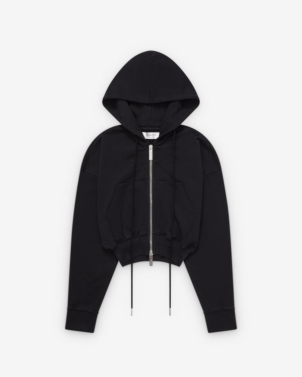 Matières Fécales - Women's Cult Cropped Hoodie - (Black)