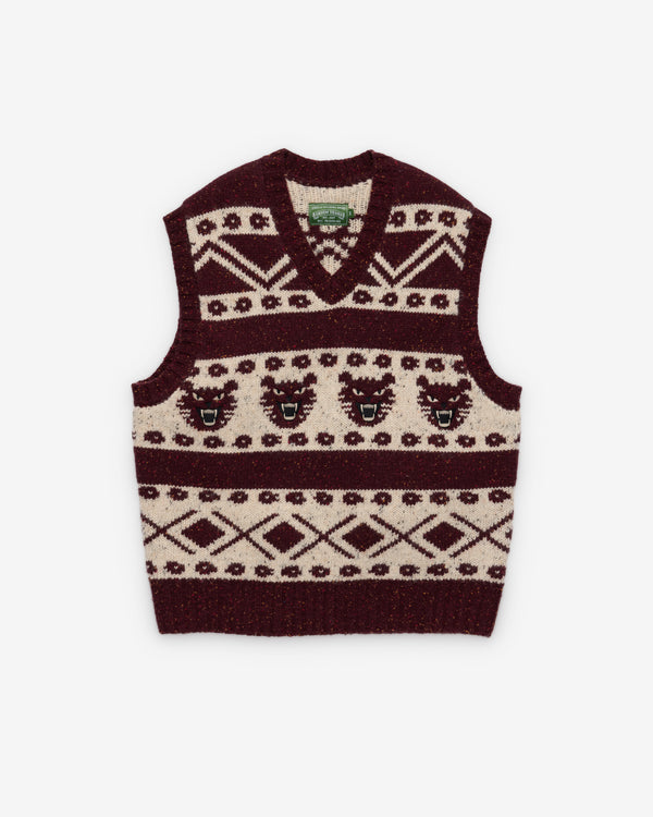 Denim Tears - Men's Hand Knitted Sweater Vest - (Multi)