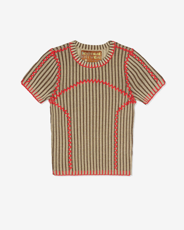 Brain Dead - Women's Mariel Sport Knit Top - (Sand)