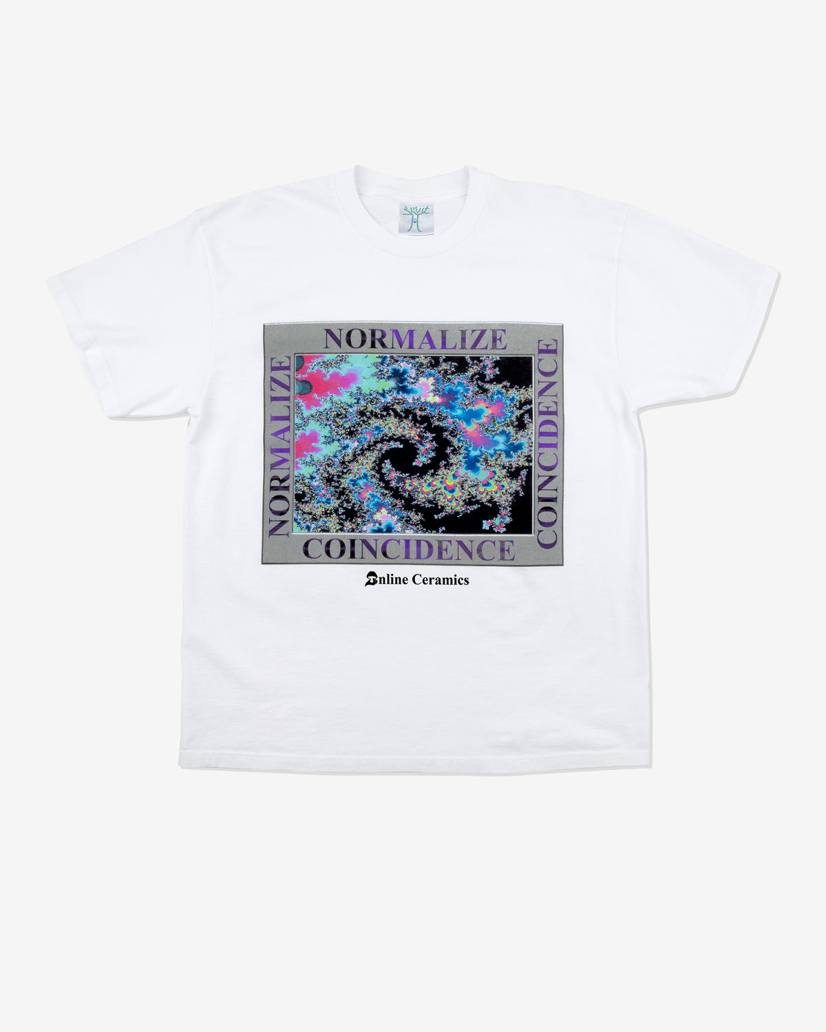Online Ceramics - Men's Normalize Coincidence T-Shirt - (White) view 1, Click to Zoom in