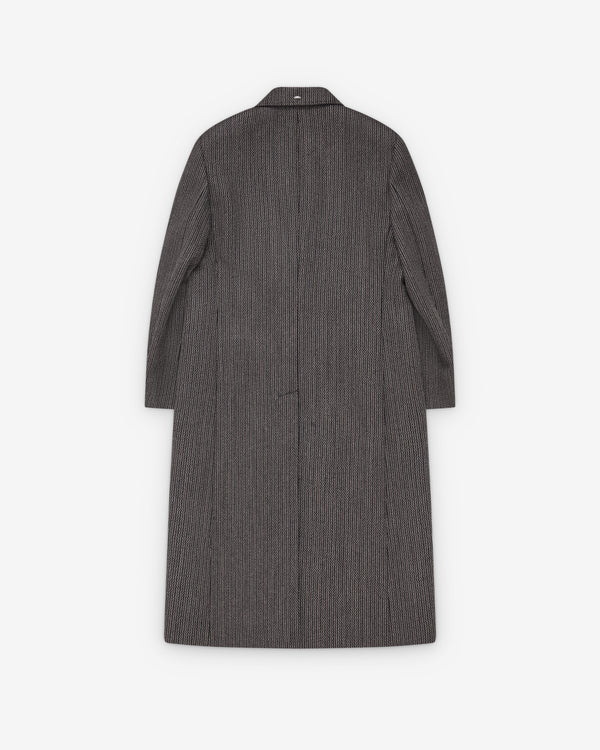 Our Legacy - Men's Extended Whale Coat - (Ledger Wool Broken Herringbone)