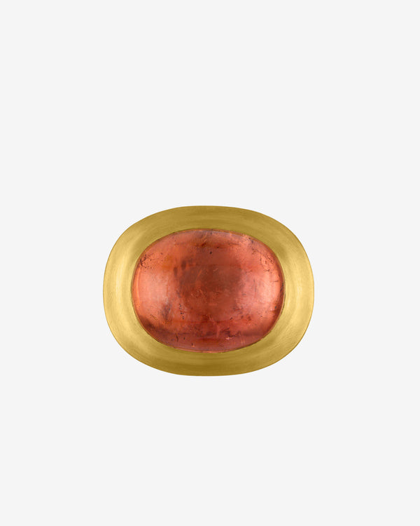 Prounis - Women's Peach Tourmaline Masona Ring - (Gold)